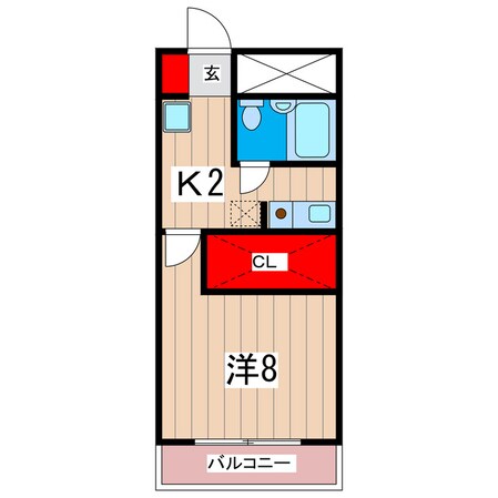 メゾンALCの物件間取画像